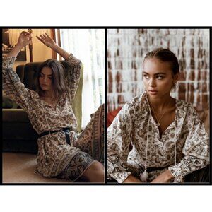 💕SPELL & THE GYPSY💕 Journey Boho Dress ~ Ash Medium M NWT